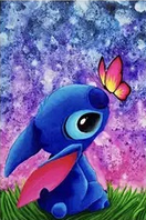 Набір алмазної мозаїки "Стіч", 20х30см, AS2361 без підрамника