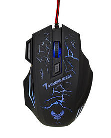 Дротова ігрова мишка X7 з RGB підсвічуванням (8890)