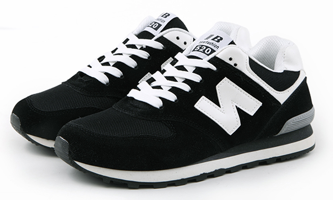 Кросівки чорні в стилі New Balance 520