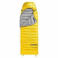 Спальник с натуральным пухом Naturehike CWZ400 NH19W400-Z, (7°C), р-р L, желтый