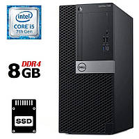 Компьютер Dell OptiPlex 7050 Tower / Intel Core i5-7500 (4 ядра по 3.4 - 3.8 GHz) / 8 GB DDR4 / | всё для