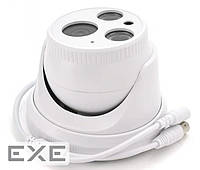 Камера AHD Pipo H-801, White , 1/4" СMOS, 720p / 25 fps, f=3.6 mm, 0.001 Lux, ИК подсветка до 20 м,