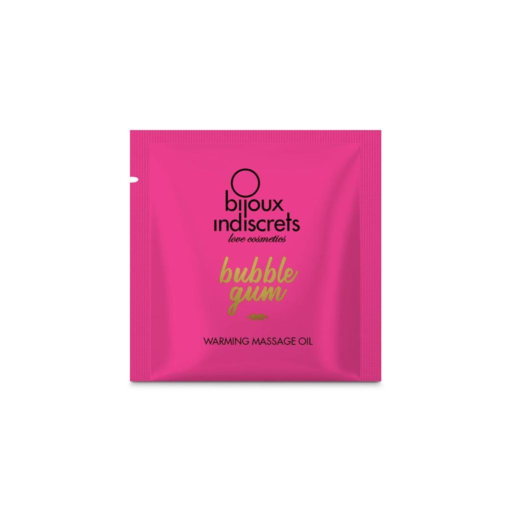 Пробник розігрівальої олії Bijoux Indiscrets Light my Fire – Strawberry Bubblegum Bomba💣