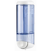 Дозатор жидкого мыла 0.25 л, белый / прозрачный, пластик. A60501