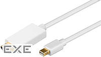 Кабель монітора-адаптер DisplayPort mini-HDMI M/M (HDMIекран) 2.0m,v1.2 4K@30Hz D=6.0mm (75.03.2861)