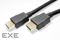 Кабель монітора-сигнальний HDMI M/M 2.0m,HS+HEC+eARC 8K@60Hz v2.1 HDR Cu,чорний (75.05.8264-1)