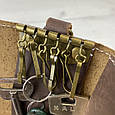 Шкіряна ключниця Lanvery С01-КТ-10202 Чорна, фото 3