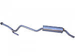 Глушник БМВ Е34 518i (BMW E34 518i) (03.56) 1.8 09/90-09/96 Polmostrow алюминизированный