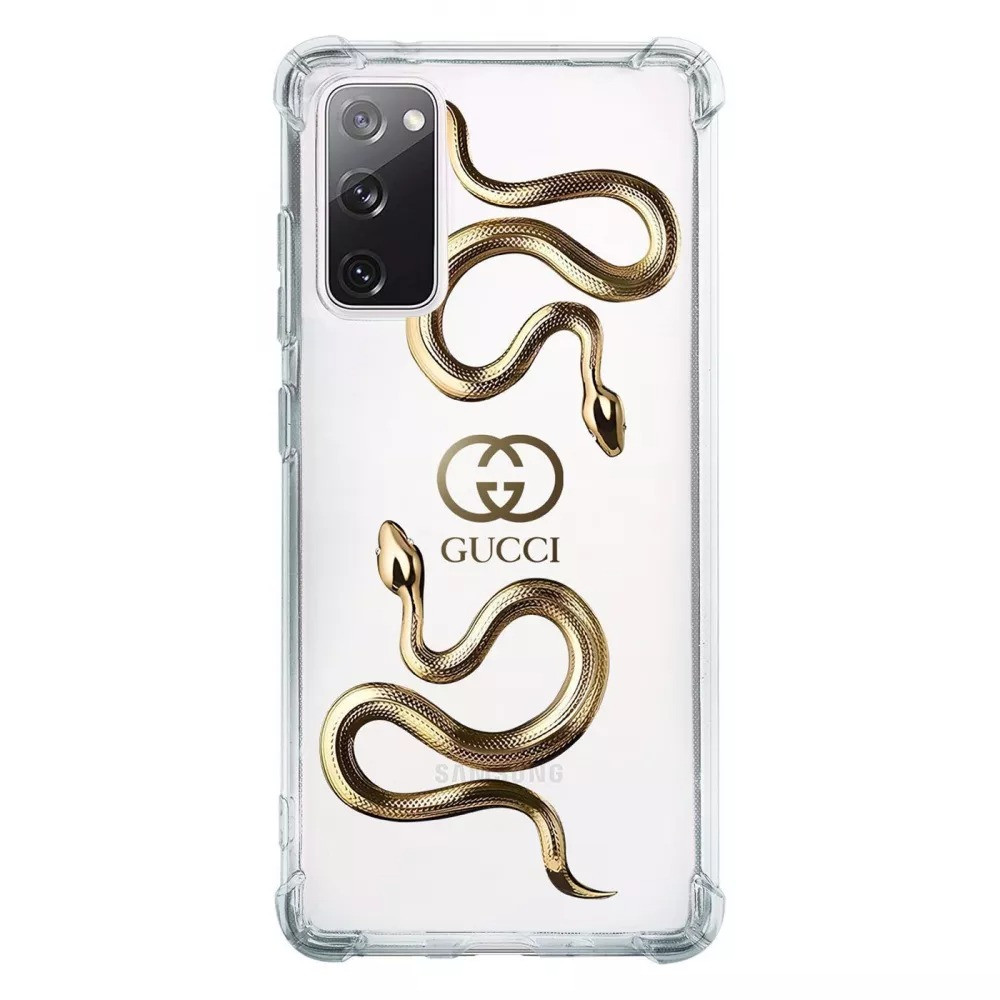 Чохол Love Brands Clear Case для телефона Oppo A96 силікон Gucci snake