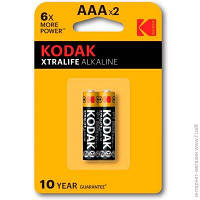 Батарейка KODAK XTRALIFE LR03 1x2 шт. блістер