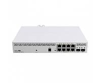 Комутатор Mikrotik CSS610-8P-2S+IN, 8xGigabit Ethernet Smart Switch with PoE-out, 4xSFP cages, 400MH
