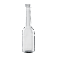 128 шт Бутылка стекло 200 мл то 28 мм высокое горло упаковка без крышки