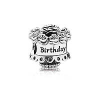 Серебряный шарм Pandora Happy Birthday 791289