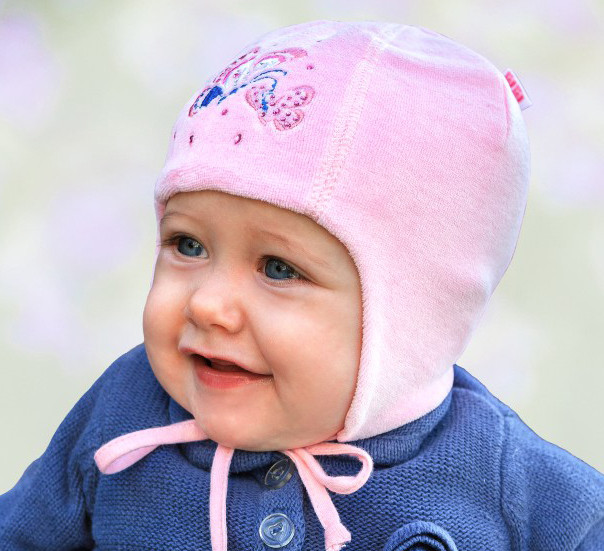 Головний убір для малюків Рожевий Осінь 38-40 см 3-002221 Tutu Польща