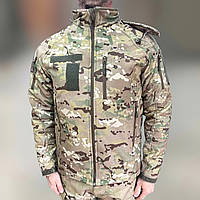 Куртка тактическая зимняя Softshell, Wolftrap, Мультикам, XL, теплая зимняя куртка для военных софтшелл
