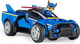 Щенячий Патруль Мегакіно 2023 Велика поліцейська машина-трансформер і фігурка Гонщика Paw Patrol Mighty Movie, фото 5