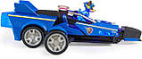 Щенячий Патруль Мегакіно 2023 Велика поліцейська машина-трансформер і фігурка Гонщика Paw Patrol Mighty Movie, фото 6