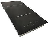 Електрична варильна поверхня дві великі конфорки Hi-light Domino Luxor LPS 341 DL Німеччина, фото 3