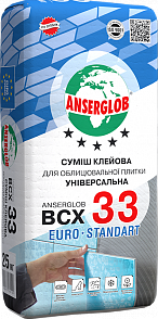 Клей для плитки Anserglob ВСХ-33 25 кг
