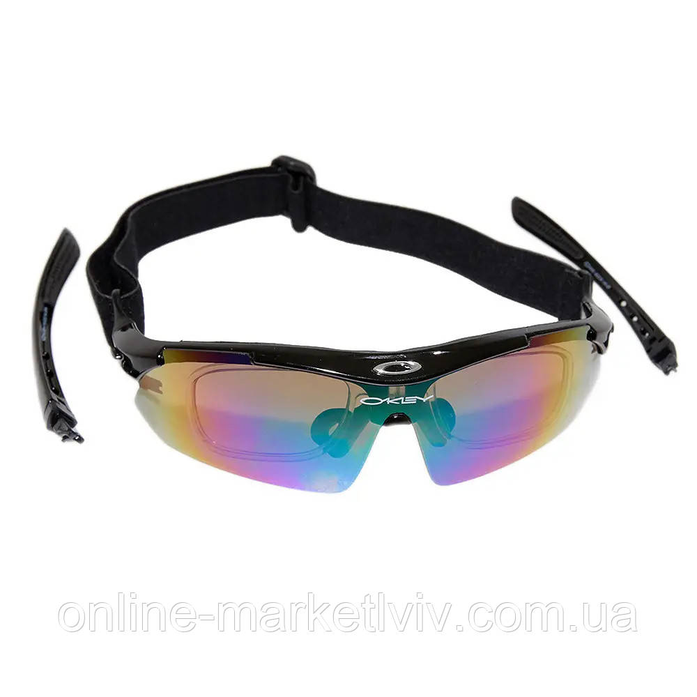 Тактические очки с 5 сменными линзами + Подарок Велосипедный фонарь BL 508 COB / Баллистические очки - фото 5 - id-p2086312679