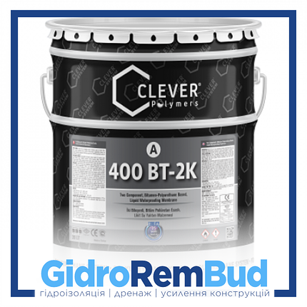 Високоеластична гідроізоляція Clever 400 BT, фото 1