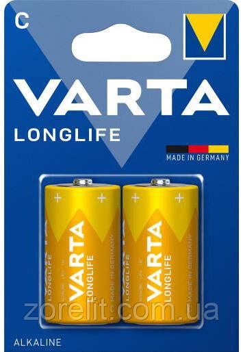 Varta Longlife LR14 C ціна за блістер (2 шт.)
