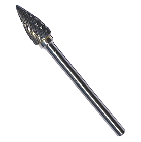 Борфреза твердосплавна тип G 6х13х3х50мм загострена парабола