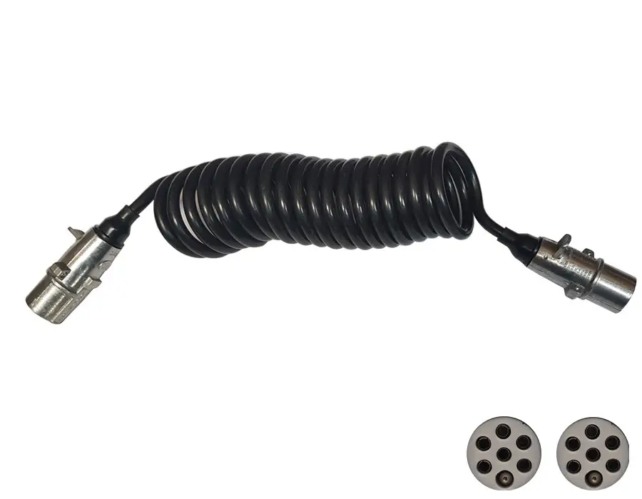 86897002 Кабель електричний причепа 24 В 7 (pin) 5.5 м S-Type (Туреччина), фото 1