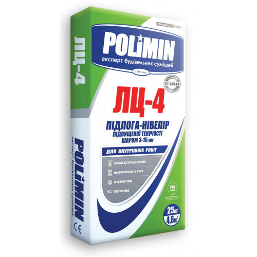 Наливні підлоги Полімін ЛЦ-4 25кг