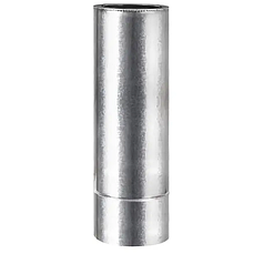 Труба-сендвіч ø140 мм 0,5 мм 1 метр Нерж/Оц Aisi 201 Stalar (30605)