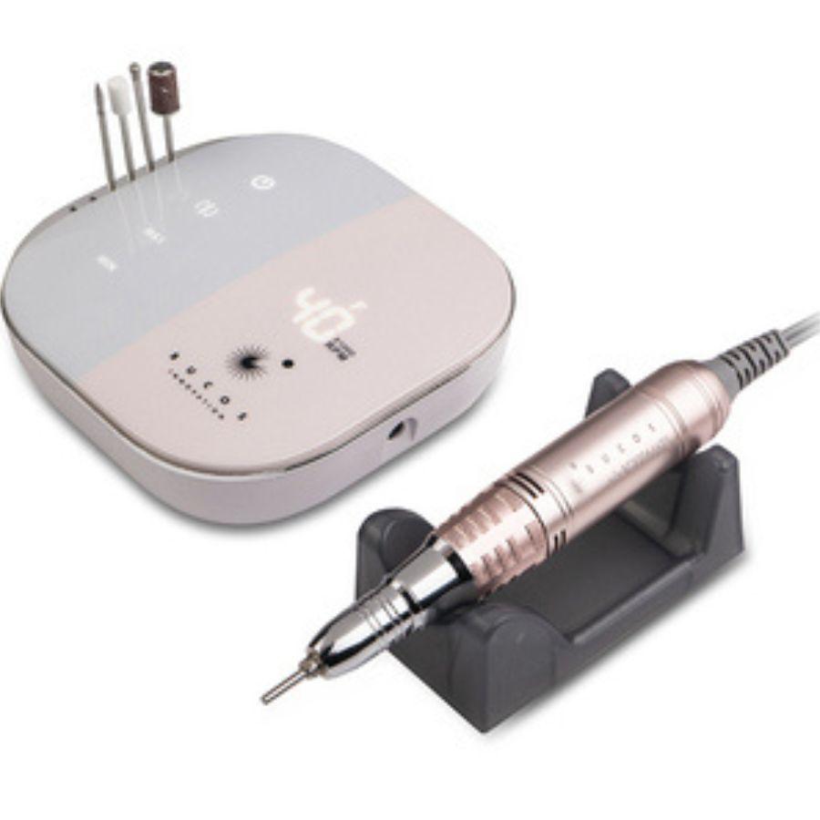 Фрезер для манікюру Bucos Nail Drill X1 Pro (65W/40000 обертів) Pink, фото 1