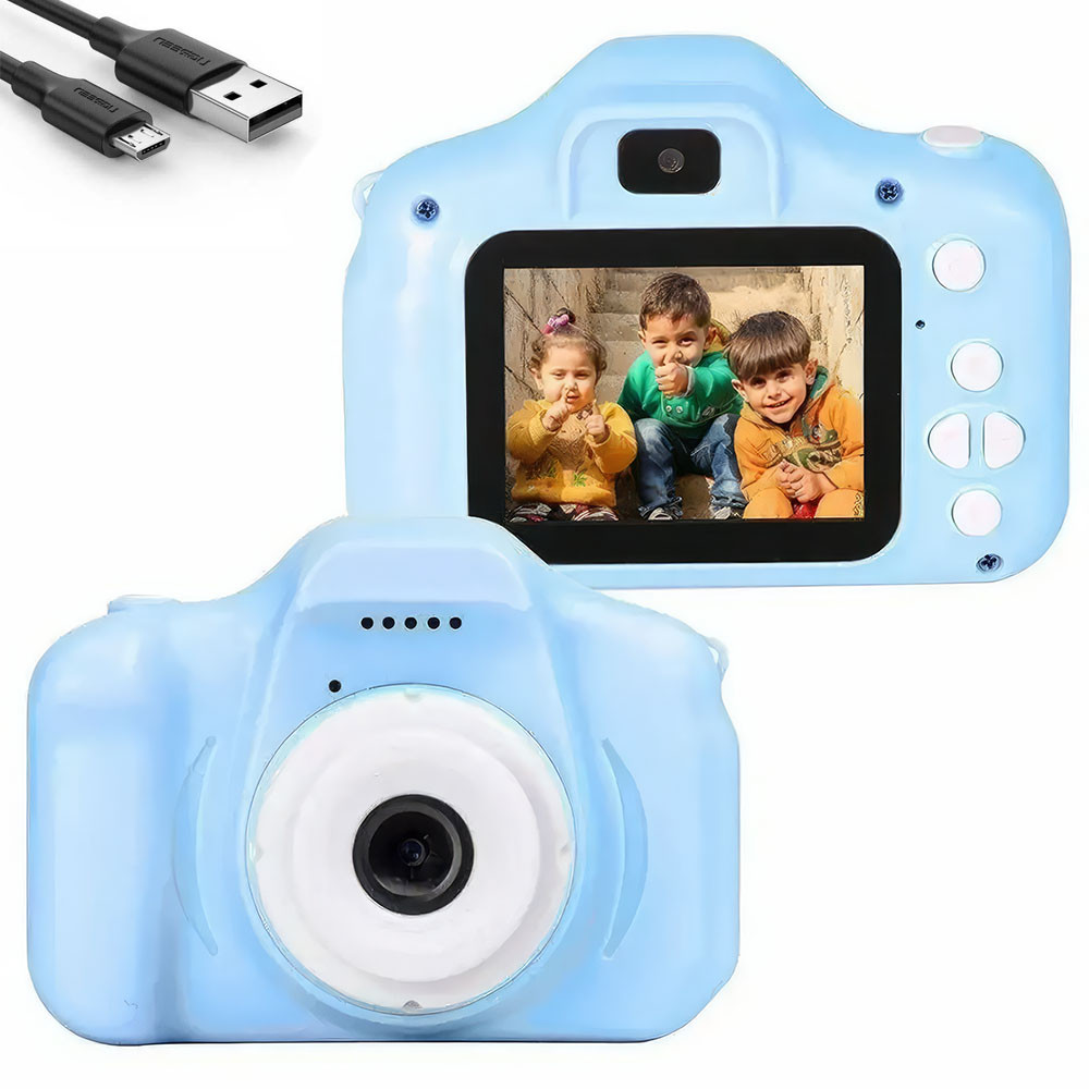 Дитячий цифровий фотоапарат 1080 HD, 5 Mp, Блакитний / Фотокамера дитяча
