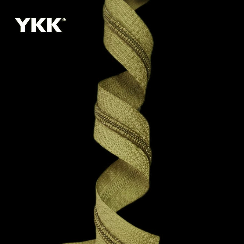 Спіральна блискавка ykk 8 рулонна на відріз без бігунка колір койот 367