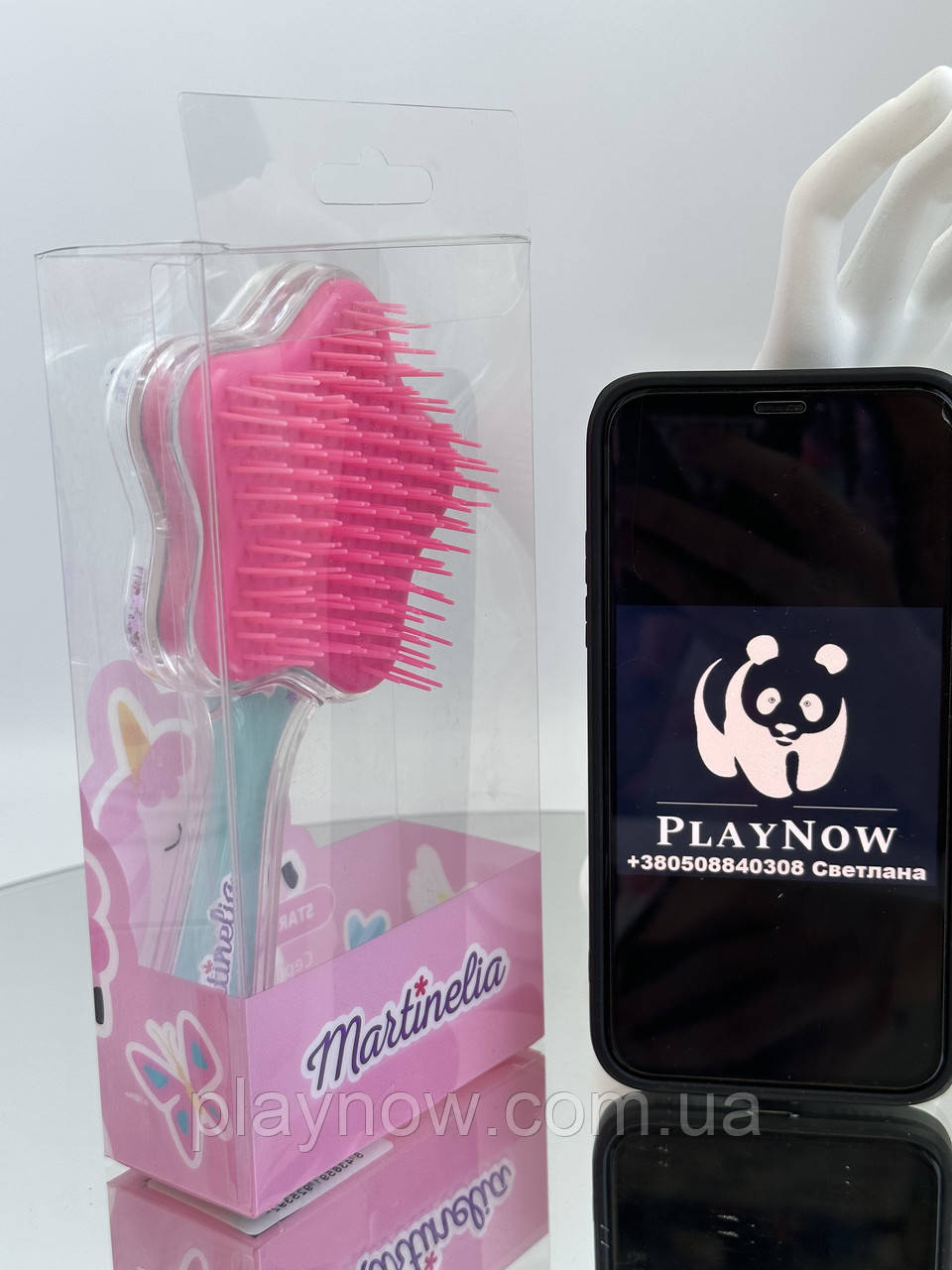 Гребінець для волосся Martinelia Єдиноріг в асортименті, фото 1
