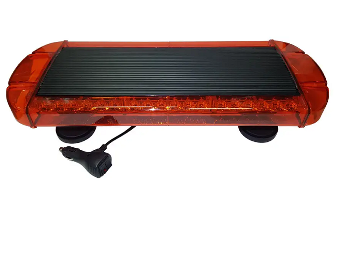 Панель світлова проблискова жовтогаряча 550 мм на дах авто, фото 1