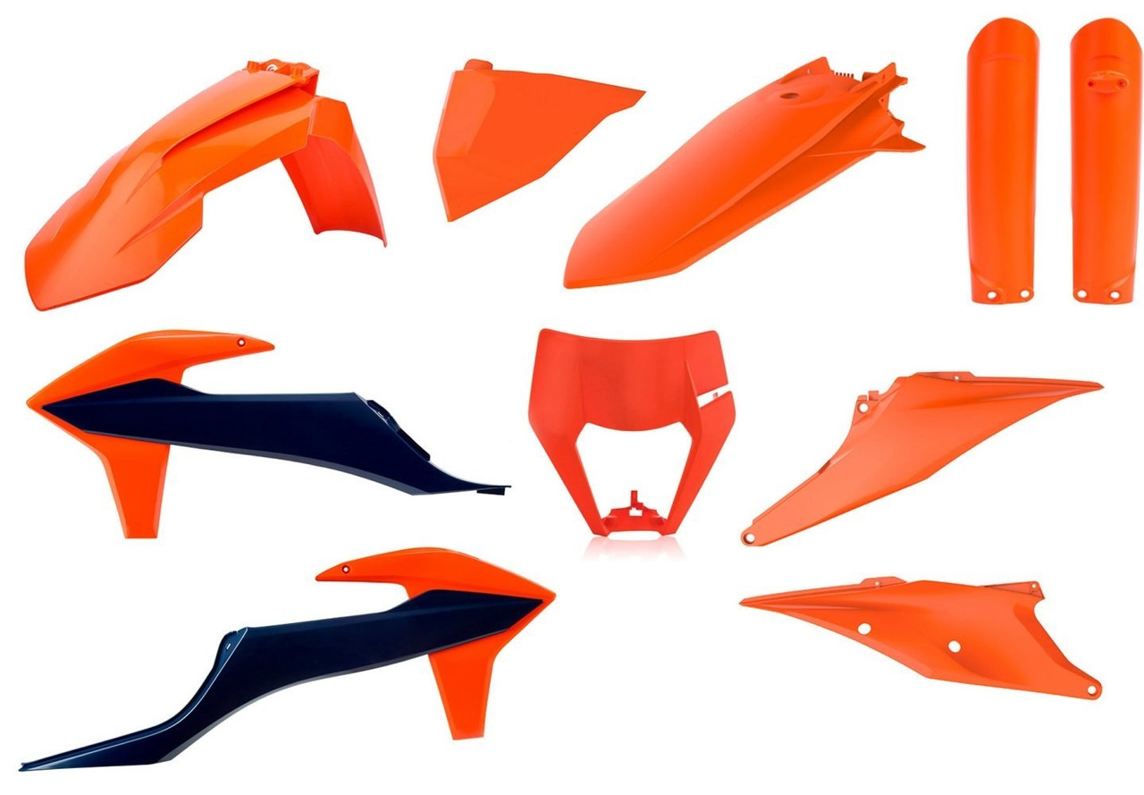 Мотопластик Polisport Enduro kit - KTM (20-) помаранчевий/синій, KTM