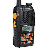 Рація Baofeng UV-6R (5W, VHF/UHF, 136-174, 400-470 MHz, до 16 км, 128 каналів, АКБ), чорна, фото 6