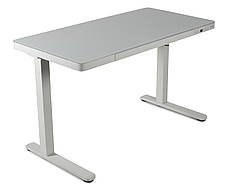 Регульований стіл Barsky StandUp white glass 1200*600 BST-12, фото 3