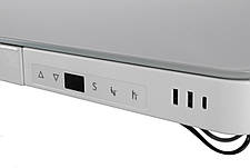 Регульований стіл Barsky StandUp white glass 1200*600 BST-12, фото 6