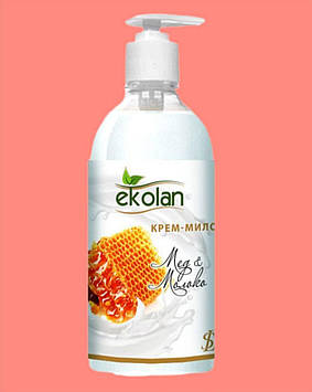 Км рідке Ekolan  "Мед-молоко" 0,5л (доз.)*24
