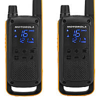 Рація Motorola Talkabout T82 Extreme RSM (0,5W, PMR446, 446 MHz, до 10 км, 16кан, АКБ), 2 шт., жовтогар