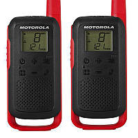 Рація Motorola Talkabout T62 TWIN PACK & CHGR (0,5W, PMR446, 446MHz, до 8 км, 16кан, АКБ), 2 шт., червона