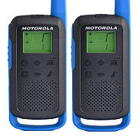 Рація Motorola Talkabout T62 TWIN PACK & CHGR (0,5W, PMR446, 446MHz, до 8 км, 16 кан., АКБ), 2 шт., синя