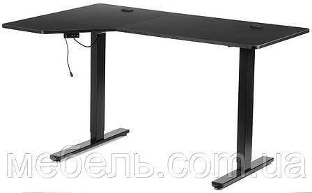 Регульований стіл Barsky User L black 1400*900 VRU_el-01L, фото 1
