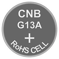 Батарейка часовая щелочная, Alkaline AG13 (А76, LR44, 357, SR1154) Soshine 1.5V