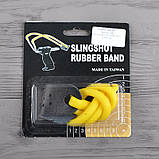 Гумка для рогатки Man Kung TRY, жовта, фото 4