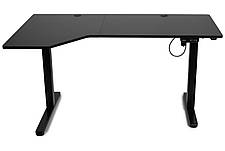 Регульований стіл Barsky StandUp Corner 1450x850 мм Black (BSTc-01), фото 3