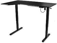 Регульований стіл Barsky StandUp Corner 1450x850 мм Black (BSTc-01), фото 6