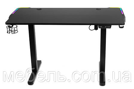 Регульований стіл Barsky StandUp Game black RGB-LED 1200*600 BST-01led, фото 1