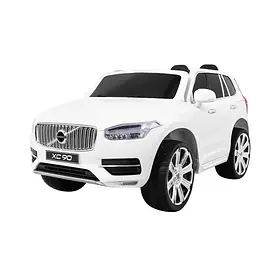 Електромобіль двомісний дитячий Volvo (акумулятор 12V10Ah, USB, пульт 2,4G) XC90 Білий